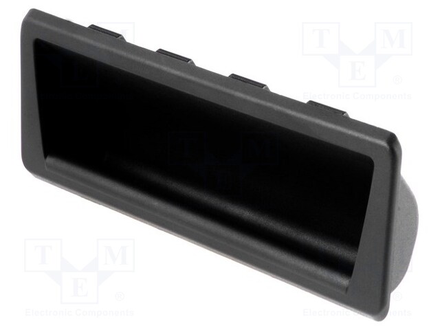 Holder; Mat: technopolymer (PA); black; L: 37mm; W: 92mm; F2: 0.5kN