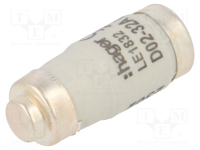 Fuse: fuse; gG,time-lag; 32A; 400VAC; 250VDC; D02