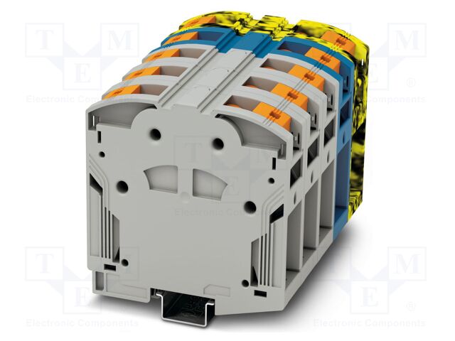 Splice terminal: rail; PA; ways: 5; terminals: 10; W: 155mm