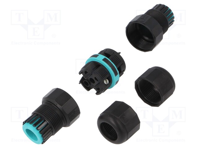 Connector: AC supply; screw terminal; TH391; 7÷12mm; 0.5÷4mm2
