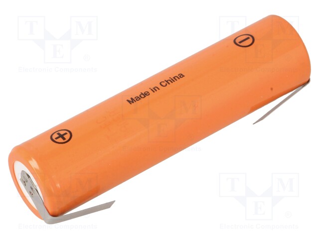 Re-battery: Ni-MH; 4/3A,4/3R23; 1.2V; 3800mAh; Ø17x67mm