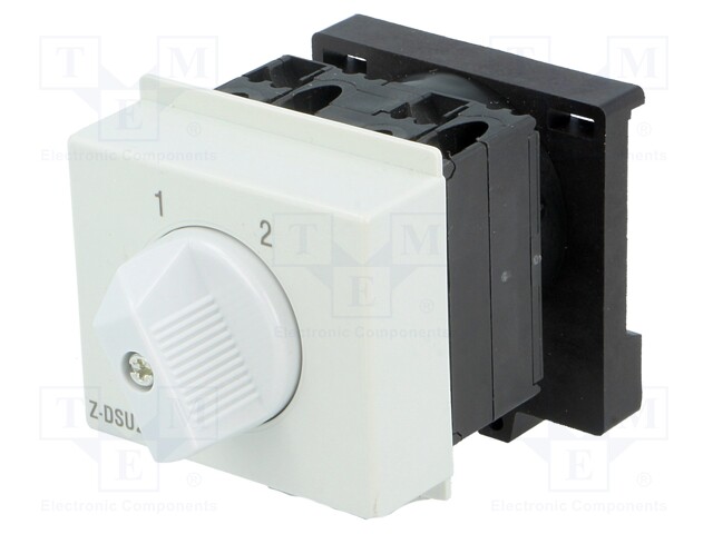 Module: rotary switch; 20A; Mounting: DIN; IP20; 250VAC; 52x65x60mm