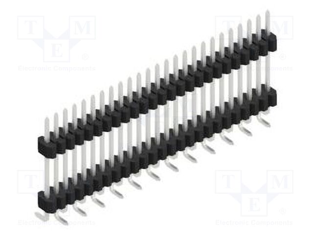 Connector: pin strips; pin header; male; PIN: 25; 1.27mm; SMT; 1x25