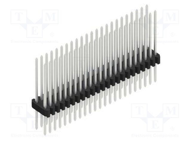 Connector: pin strips; pin header; male; PIN: 46; 1.27mm; THT; 2x23