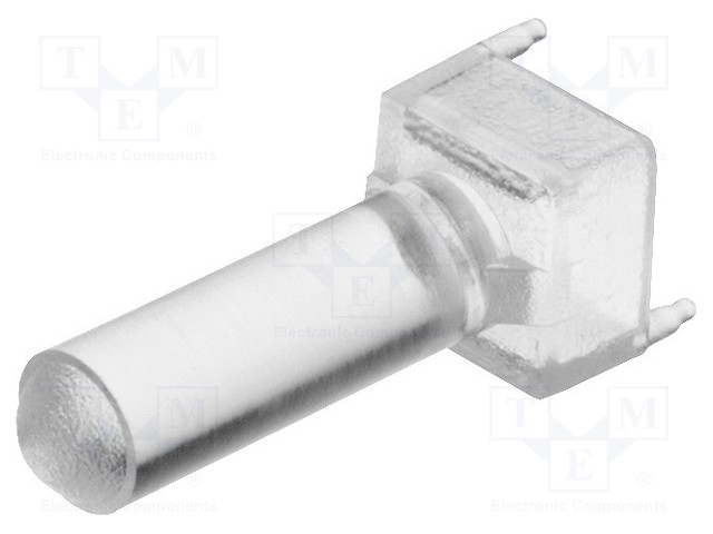 Fibre for LED; round; Ø3mm; Front: convex