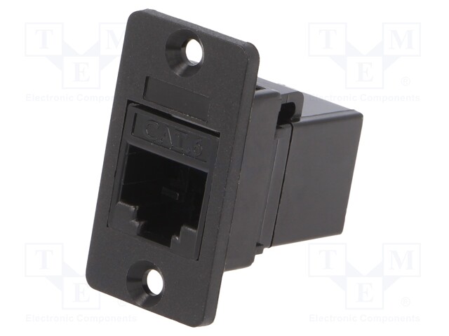 Coupler; SLIMS; Cat: 6; Layout: 8p8c; RJ45 socket,both sides; 29mm