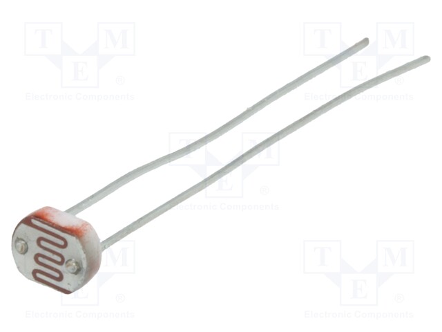 Photoresistor; 100mW; 150÷300kΩ; 560nm; Mounting: THT; 150VDC