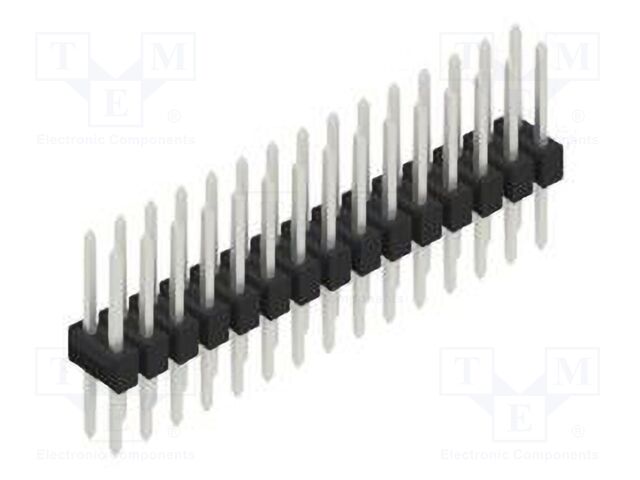 Connector: pin strips; pin header; male; PIN: 30; 2.54mm; THT; 2x15