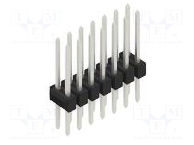Connector: pin strips; pin header; male; PIN: 14; 2.54mm; THT; 2x7