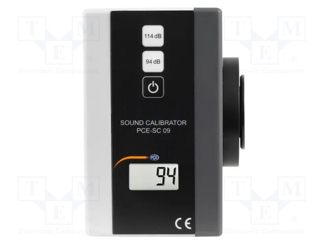 Meter: calibrator; Range: 1000Hz; Meas.accur: ±0.3 dB