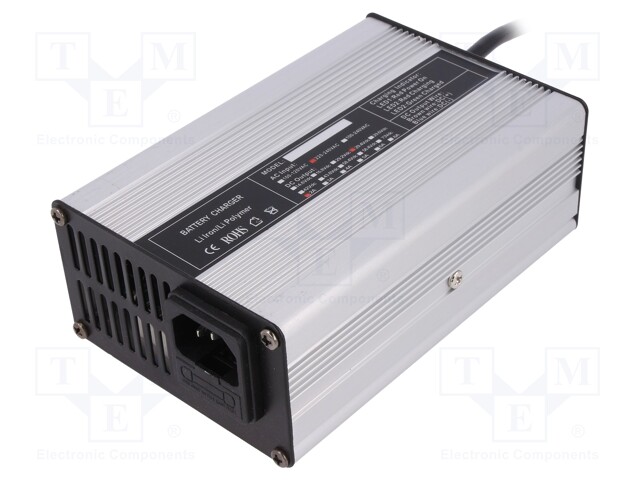 Charger: for rechargeable batteries; Li-Ion; 2A; Usup: 230VAC