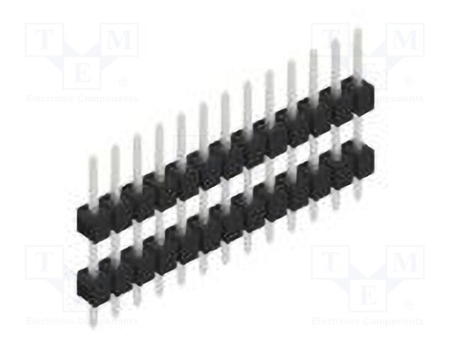 Connector: pin strips; pin header; male; PIN: 13; 2.54mm; THT; 1x13