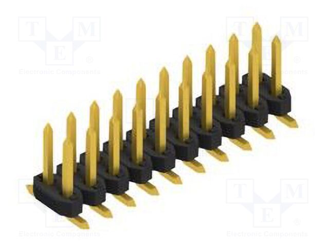 Connector: pin strips; pin header; male; PIN: 20; 2mm; SMT; 2x10