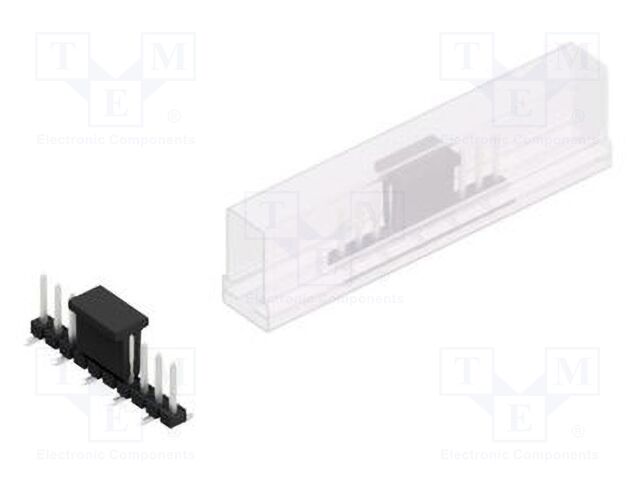 Connector: pin strips; pin header; male; PIN: 10; 2.54mm; SMT; 1x10