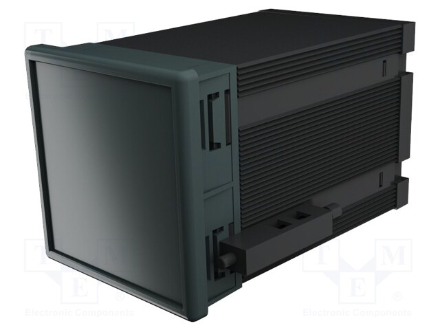 Enclosure: panel; X: 72mm; Y: 72mm; Z: 100mm; ABS + PC,PPO; black
