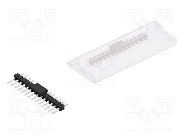Connector: pin strips; pin header; male; PIN: 14; 2.54mm; SMT; 1x14
