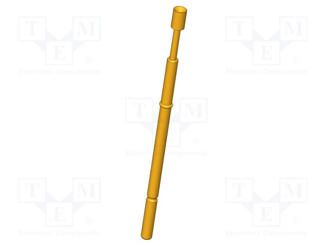 Test needle; Operational spring compression: 4mm; 8A; Ø: 2mm; 5N