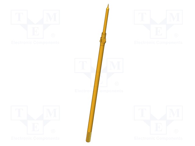 Needle-like test probe; Operational spring compression: 4.3mm