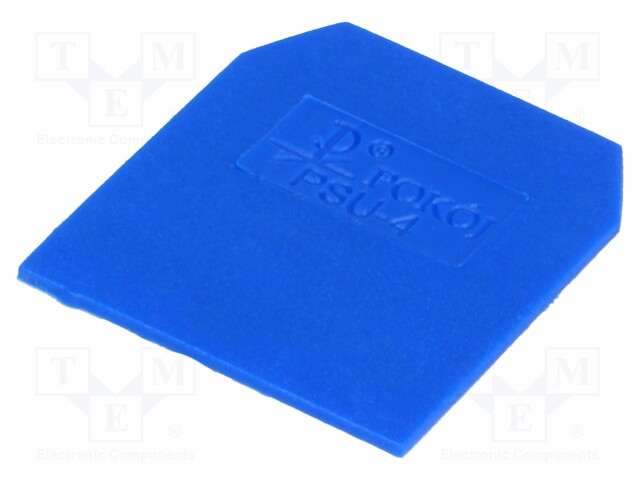 End/partition plate; Application: ZUG-G2.5,ZUG-G4; blue