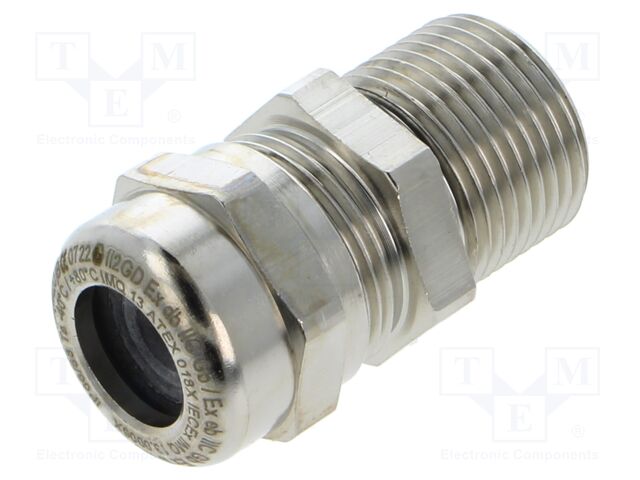 Cable gland; M20; 1.5; IP66; brass; HELUTOP® HT-MS-EX-d