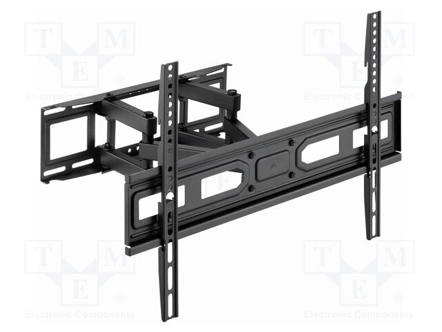 Holder; for wall mounting; 40kg; 37÷80"; black