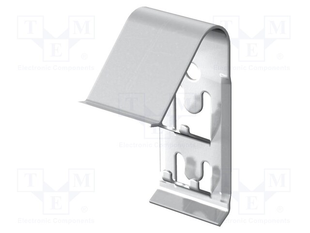 Cover clamp; A2 stainless steel; Application: for cable tray