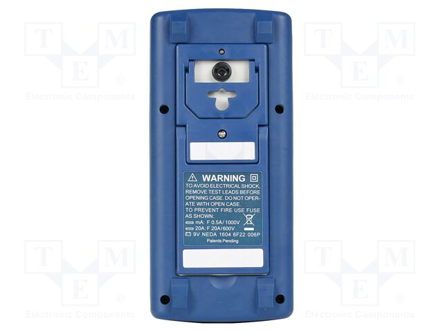 Digital multimeter; LCD 4,83 digits (60000),bargraph; True RMS