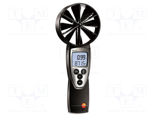 Thermoanemometer; 0,3÷20m/s; 0÷50°C