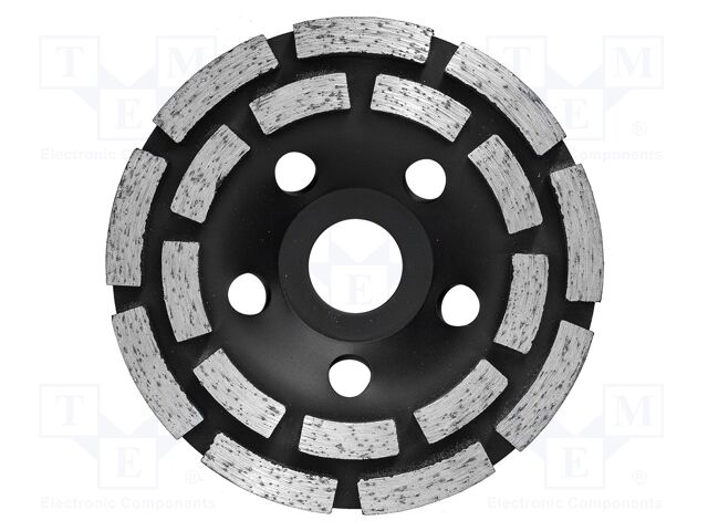 Grinding wheel; Ø: 115mm; segmented; Holder: assembly hole
