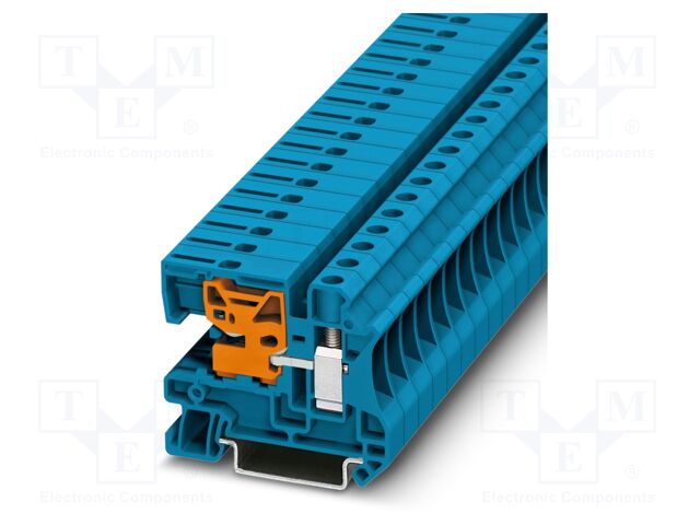 Splice terminal: rail; PA; L: 46.9mm; terminals: 1; W: 10.2mm; H: 55mm