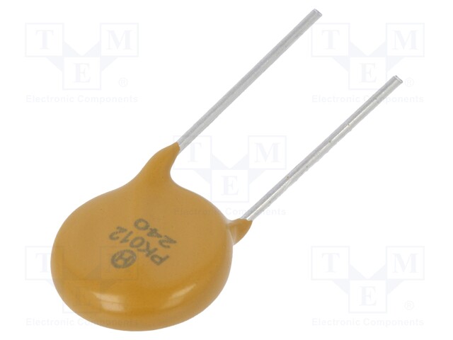 Fuse: PTC polymer; 120mA