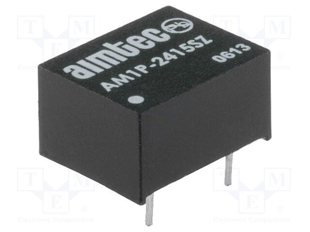 Converter: DC/DC; 1W; Uin: 21.6÷26.4V; 15VDC; Iout: 67mA; DIP8; 1.8g