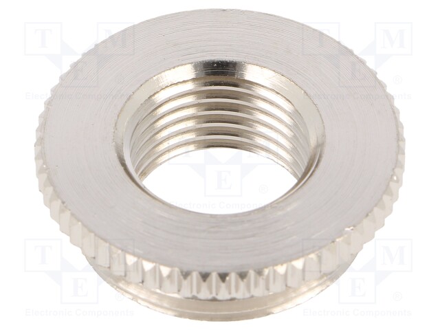 Reduction of threads for glands; Int.thread: M16; brass; nickel