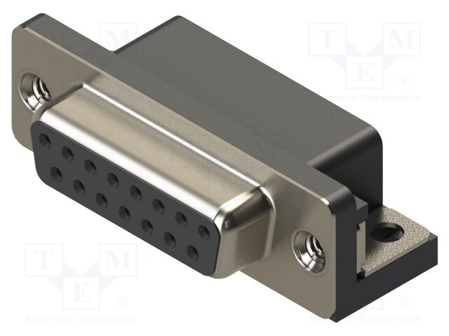 Connector: D-Sub; PIN: 15; socket; female; straight; THT; MHDR