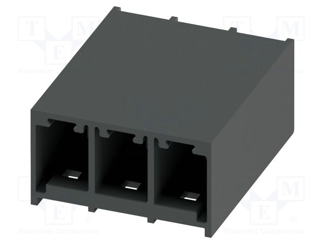 PCB headers, nominal cross section: 6 mm?, color: black, nom