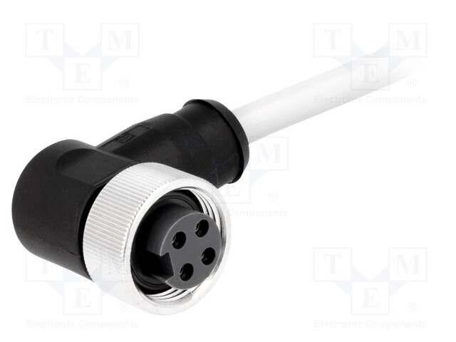 Plug; 7/8"; 1.5m; female; PIN: 4; angled 90°; with lead; PVC