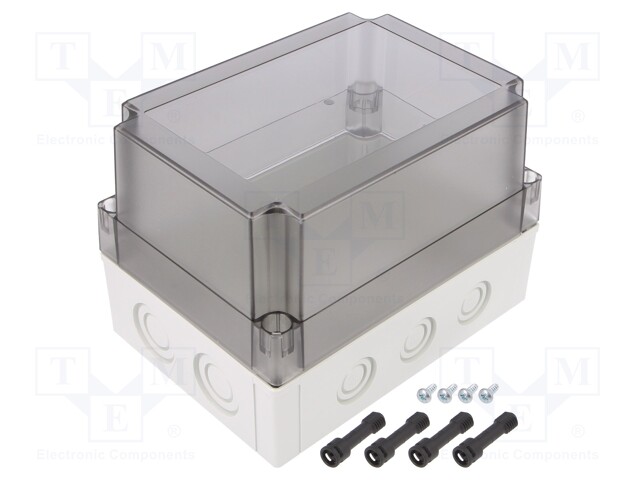 Enclosure: multipurpose; X: 130mm; Y: 180mm; Z: 125mm; MNX; grey; IK08
