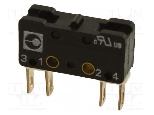 Microswitch SNAP ACTION; SPST-NO + SPST-NC; 6A/250VAC; Pos: 2