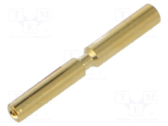 Contact; female; 1mm; gold-plated; 0.75÷1mm2; crimped; for cable