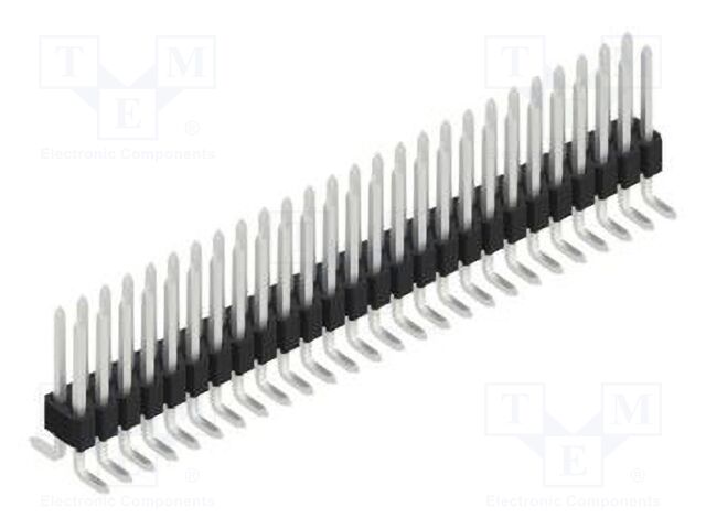 Connector: pin strips; pin header; male; PIN: 52; 1.27mm; SMT; 2x26
