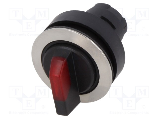 Switch: rotary; 22mm; Stabl.pos: 1; yes; IP65; Pos: 2; Cutout: Ø22.3mm