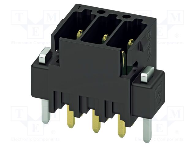 PCB headers, nominal cross section: 0.5 mm?, color: black, n