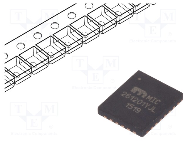 PMIC; DC/DC converter; Uoper: 4.5÷28V; Uout: 0.8÷5.5V; MLF28; buck