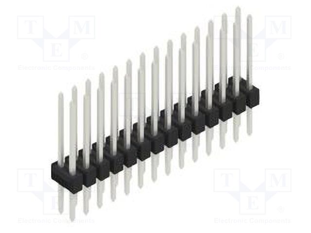 Connector: pin strips; pin header; male; PIN: 28; 2.54mm; THT; 2x14