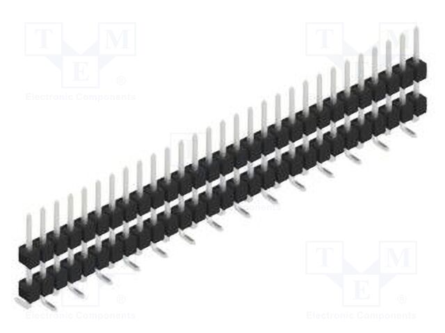 Connector: pin strips; pin header; male; PIN: 29; 2.54mm; SMT; 1x29
