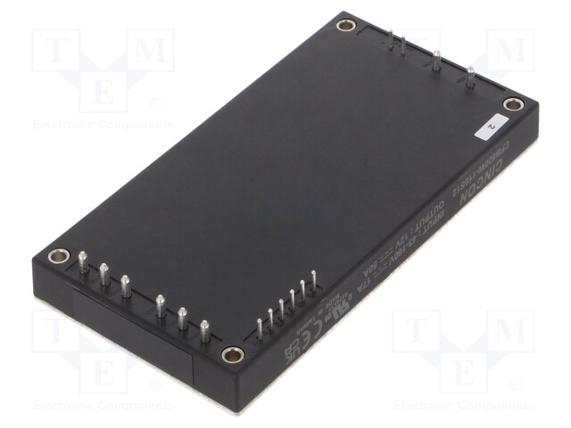 Converter: DC/DC; 600W; Uin: 43÷160V; 12VDC; Iout: 50A; 220g; 250kHz