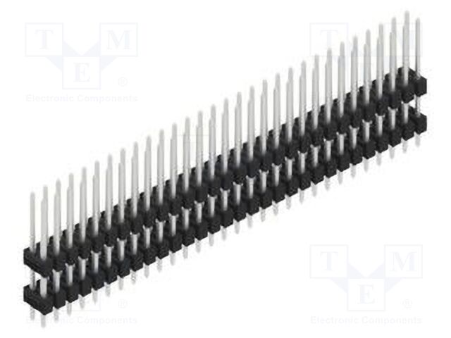 Connector: pin strips; pin header; male; PIN: 60; 2.54mm; THT; 2x30