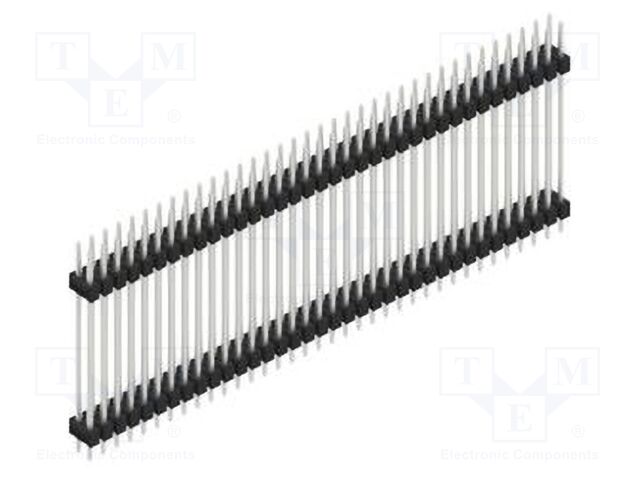 Connector: pin strips; pin header; male; PIN: 72; 2.54mm; THT; 2x36