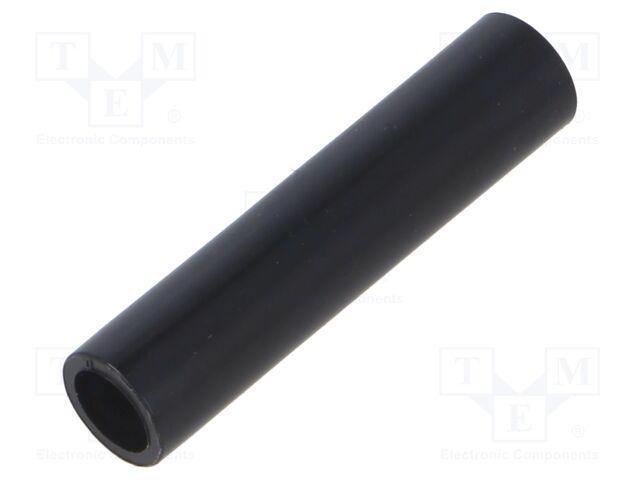 Connector: 4mm banana; socket; 10A; 30VAC; 60VDC; black; tinned