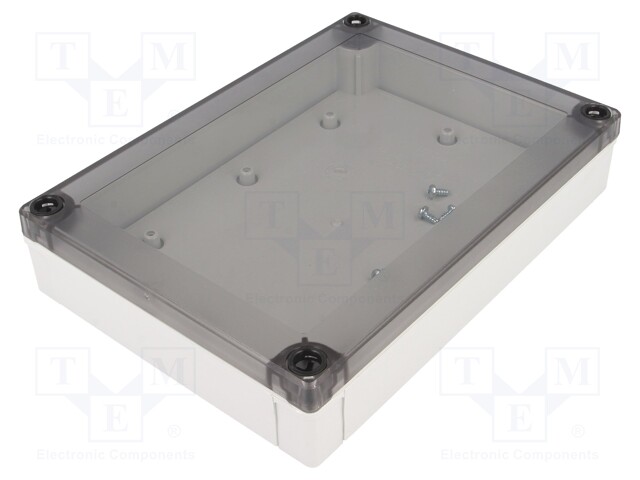 Enclosure: multipurpose; X: 130mm; Y: 180mm; Z: 35mm; MNX; grey; IK08